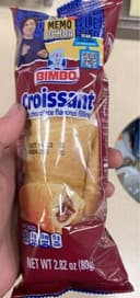 Croissant with chocolate filling