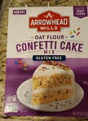 Oat flour confetti cake mix gluten free