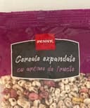 Cereale expandate cu aromă de fructe