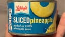SLICED pineapple