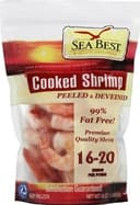 Cooked peeled and deveined shrimp