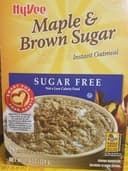 Maple & brown sugar instant oatmeal, maple & brown sugar