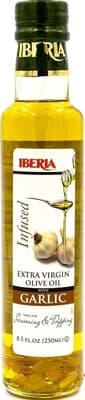 Extra virgin olive oil with garlic