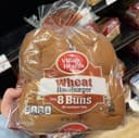 While Wheat Hamburger Buns