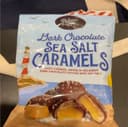 Dark chocolate sea salt caramels