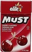 Must cherry flavored sugar free chewing gum