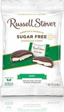 Sugar free dark chocolate mint patties with stevia