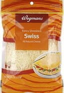 Wegmans Fancy Shredded Swiss Cheese