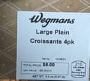Large Plain Croissants