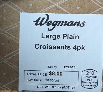 Large Plain Croissants