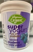 Super yogurt pre- and probiotic bleded blueberry lowfat yogurt
