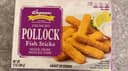 Crunchy pollock fish sticks