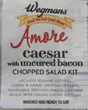 Amore Caesar with uncured bacon chopped salad kit