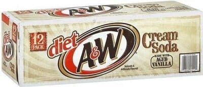 Aw diet cream soda