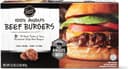 100% Angus Beef Burgers