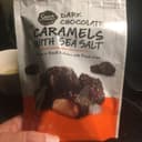 Dark chocolate caramels with sea salt