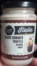 Black summer truffle Alfredo sauce