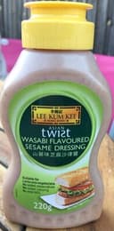Wasabi flavoured sesame dressing