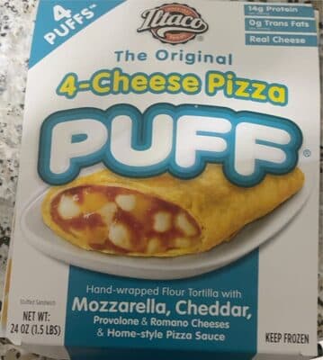 4-cheese pizza puff