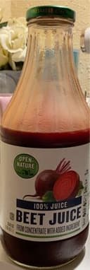 Beet juice