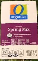 Organic spring mix
