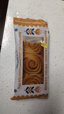 Salted Carmel Swirl Danish