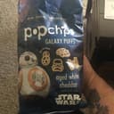 Popped potato snack, aged white cheddar