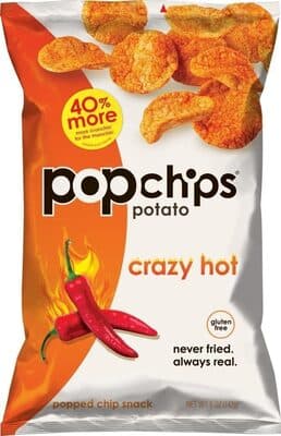 Popchips crazy hot potato chips