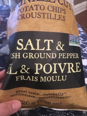 Potato Chips Krinkle Cut Salt & Fresh Ground Pepper