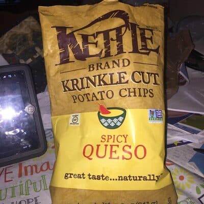 Krinkle cut potato chips