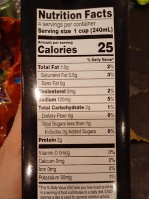 Beef flavored broth