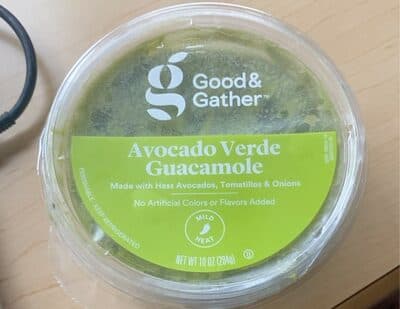 Avocado Verde Guacamole