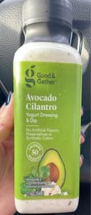 Avocado cliantro yogurt dressing and dip