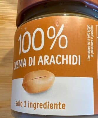 100% crema di arachidi