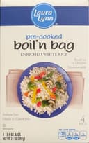 Boil in bag White rice