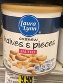 Cashew halves and pieces