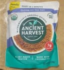 Microwavable organic quinoa
