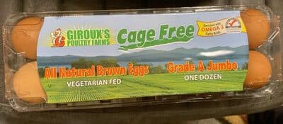 All natural brown eggs