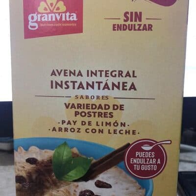 Avena integral instantánea