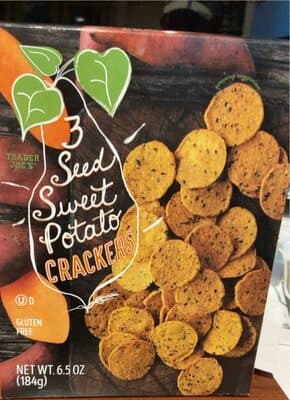 3 sweet potato crackers