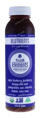 Elements, Blutrients Fruit Juice Smoothie, Apple, Blueberry, Blackberry, Banana, Pomegranate, Chia Seed, Chlorella, Baobab, Camu Camu