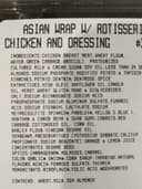 Asian Wrap with Rotisserie Chicken & Dressing