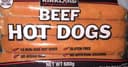 Beef hot dogs
