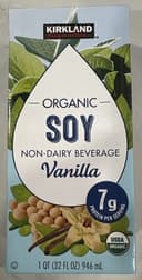 Kirkland Organic Soya Milk Vanilla