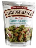 Chatham Village Fat Free Garlic&Onion Cruton 142g