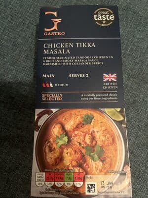 Aldi gastro Chicken Tikka Masala