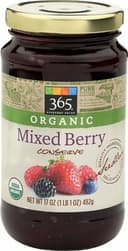 Organic mixed berry conserve