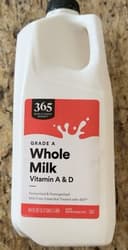 Grade a whole milk