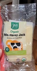 365 whole foods market organic Monterey jack cheese slices