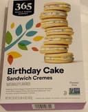 Birthday Cake - Sandwich Cremes